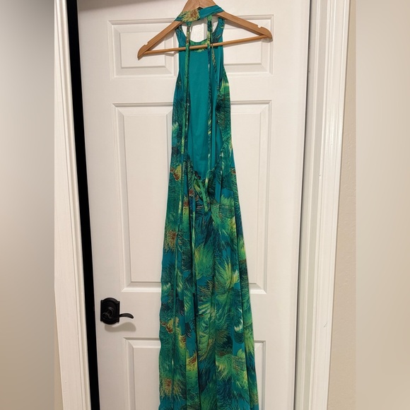 Lulu's Teal and Turquoise Dress - Picture 2 of 3